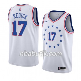 NBA Mænd Trøje Philadelphia 76ers J.J. Redick 17 2018-19 Nike Hvid Swingman